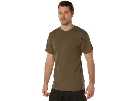 Rothco Pocket T-Shirt - Brown, 2X-Large