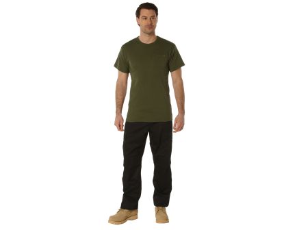 Rothco Pocket T-Shirt - Olive Drab, X-Large