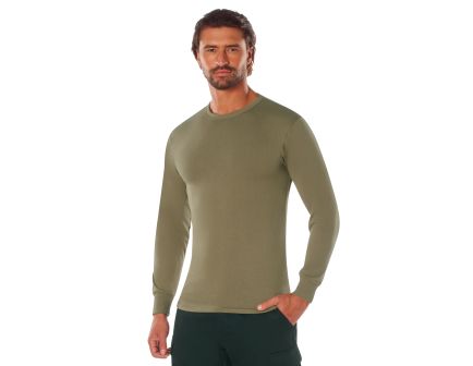 Rothco Long Sleeve Solid T-Shirt - Ar 670-1 Coyote Brown, 3X-Large