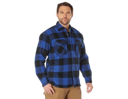 Rothco Extra Heavyweight Buffalo Plaid Sherpa Lined Flannel Shirts