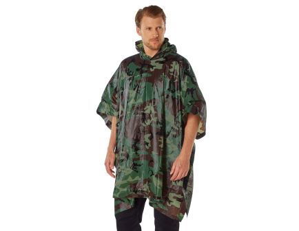 Rothco Poncho - Woodland Camo