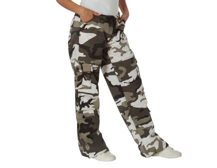 Rothco Womens Paratrooper Colored Camo Fatigues - City Camo, Medium