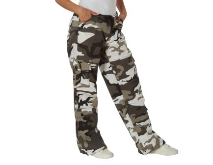 Rothco Womens Paratrooper Colored Camo Fatigues - City Camo, X-Large