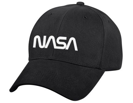 Rothco NASA Worm Logo Low Profile Cap - Black