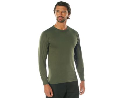 Rothco Moisture Wicking Long Sleeve T-Shirt - Olive Drab, 2X-Large