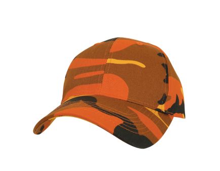 Rothco Supreme Camo Low Profile Cap - Savage Orange Camo