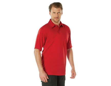 Rothco Tactical Performance Polo Shirt - Red, 3X-Large