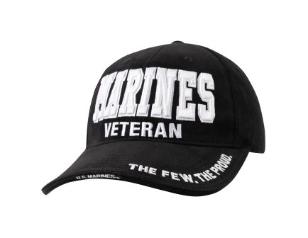 Rothco Deluxe Low Profile Military Branch Veteran Cap - Emblem Marines