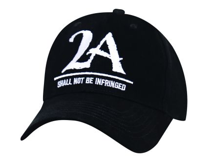 Rothco 2A "Shall Not Be Infringed" Low Profile Cap - Black