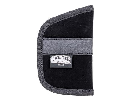 Uncle Mike's Size 2 Right Hand Inside the Pocket Holster, Textured Black - 87442