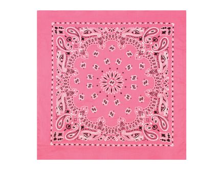 Rothco Trainmen Paisley Bandana Extra-Large - 27 X 27, Pink
