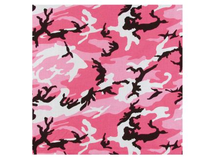 Rothco Colored Camo Bandana - Pink Camo