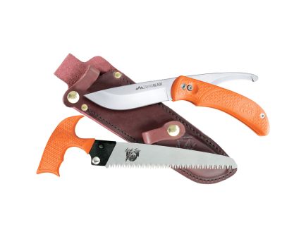 Outdoor Edge SwingBlaze Skinning Knife & Saw Set, Blaze-Orange - SZP-1C