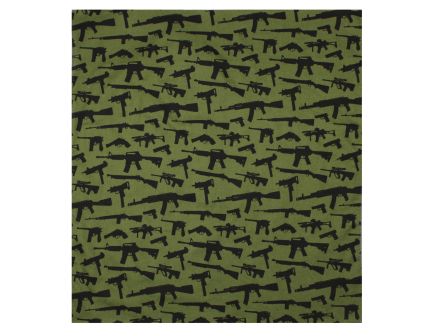Rothco Gun Pattern Bandana - Olive Drab