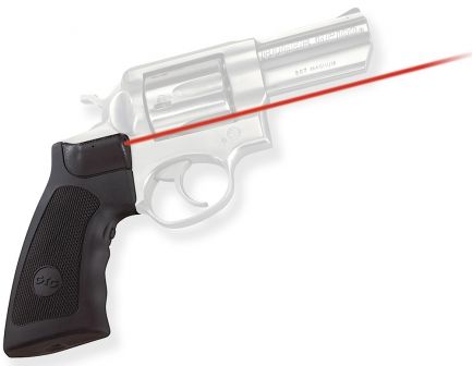 Crimson Trace Front Activation Replacement Laser Grip for Ruger GP100 Handguns, Black - LG-344
