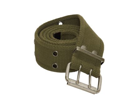 Rothco Vintage Double Prong Buckle Belt - Olive Drab, Small