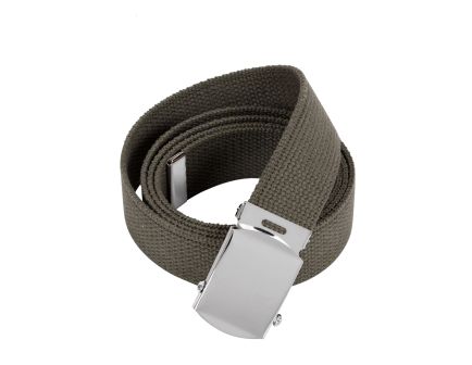 Rothco Web Belts - 54 Inches Long, Chrome, Olive Drab