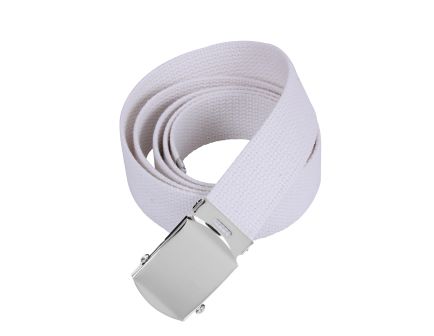 Rothco Web Belts - 54 Inches Long, Chrome, White