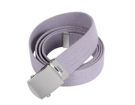 Rothco Web Belts - 54 Inches Long, Chrome, Grey