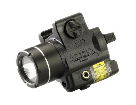 Streamlight TLR-4G Weapon Light w/ Green Laser & Rail Mounting Key Kit, Black - 69425
