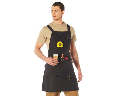 Rothco Canvas Full Work Apron - Black