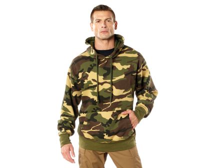 Rothco Every Day Pullover Hooded Sweatshirt - Woodland Camo, 3X-Large