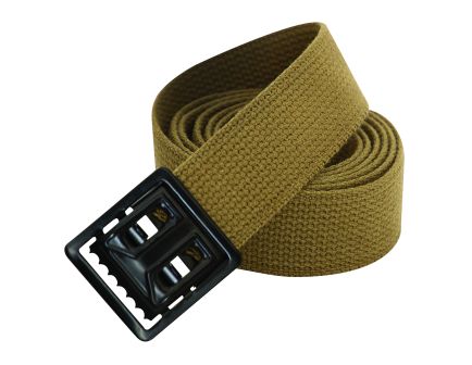 Rothco Military Web Belts With Open Face Buckle - Black, Coyote Brown, 54 In