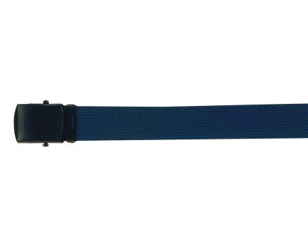 Rothco Web Belt With Buckle - Navy Blue, 44 In