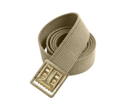 Rothco Military Web Belts With Open Face Buckle - Gold, Khaki, 54 In