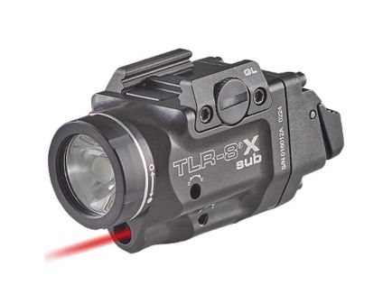 Streamlight TLR-8 X Sub Multi-Fuel Weapon Light w/Red Laser 500 lm