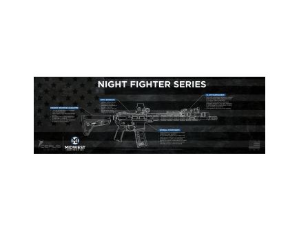 Midwest Industries AR-15 Series 36" x 12" x 0.13" Gun Mat, Black