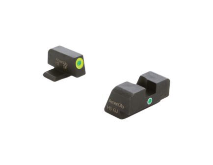 Ameriglo I-Dot Night Sight Set Front/Rear, Green/Lumi Green/Green