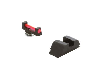 Ameriglo Range Fiber Optic Sight Set Front/Rear, Red/Black