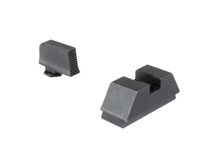 Ameriglo 5X-Large Optic Compatible Sight Set Front/Rear, Black/Black