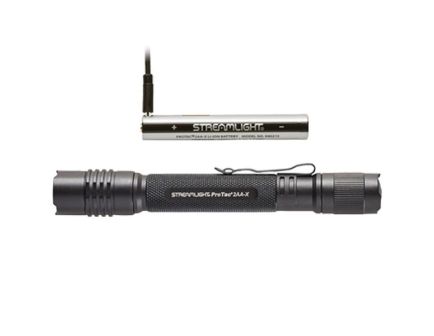 Streamlight ProTac 2AA-X Multi-Fuel Personal Carry Tactical Flashlight, 550 lm Black