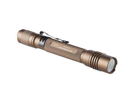 Streamlight ProTac 2AA-X Multi-Fuel Personal Carry Tactical Flashlight, 550 lm Coyote