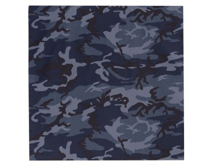 Rothco Large Camo Bandana 27 X 27 Inch - Midnight Blue Camo