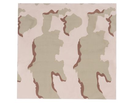 Rothco Large Camo Bandana 27 X 27 Inch - Tri-Color Desert Camo