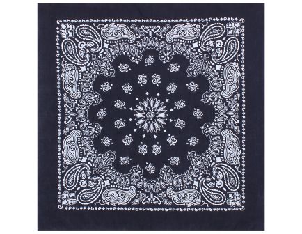 Rothco Trainmen Paisley Bandana Extra-Large - 27 X 27, Navy Blue