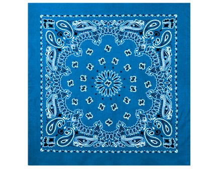 Rothco Trainmen Paisley Bandana Extra-Large - 27 X 27, Royal Blue