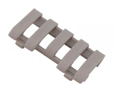 Ergo Low Pro 5 Slot Wire Loom Rail Covers
