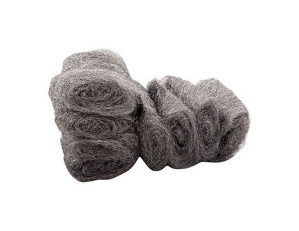White Distribution #1 Medium Steel Wool, Pack of 8