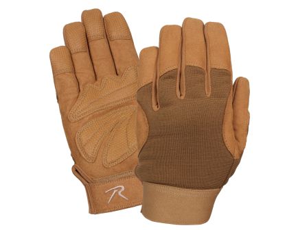 Rothco Mechanics Gloves - Coyote Brown, X-Large
