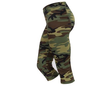 Womens Camo Workout Performance Capris