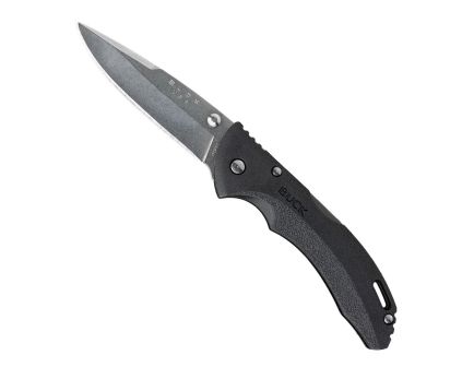 Buck 285 Bantam BLW Folding Drop Point Knife, Black - 0285BKS-B