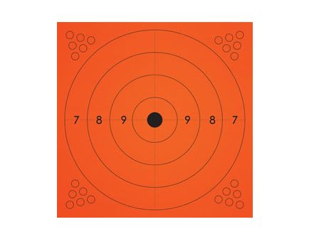 Champion ADHESIVE TARGET 13X13 ORANGE 10PK 45775
