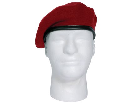 Rothco Wool Monty Beret - Red, Medium