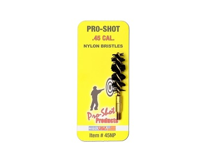 Pro-Shot .45 Cal. Nylon Bristle Pistol Brush  45NP
