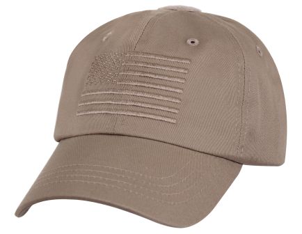 Rothco Tactical Operator Cap With Us Flag - Khaki