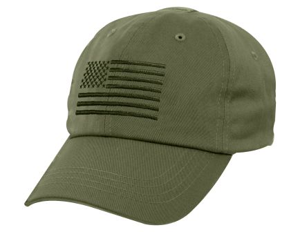 Rothco Tactical Operator Cap With Us Flag - Olive Drab